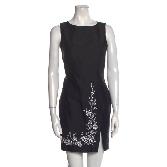 Silk Mini Dress - Picture 1 of 8